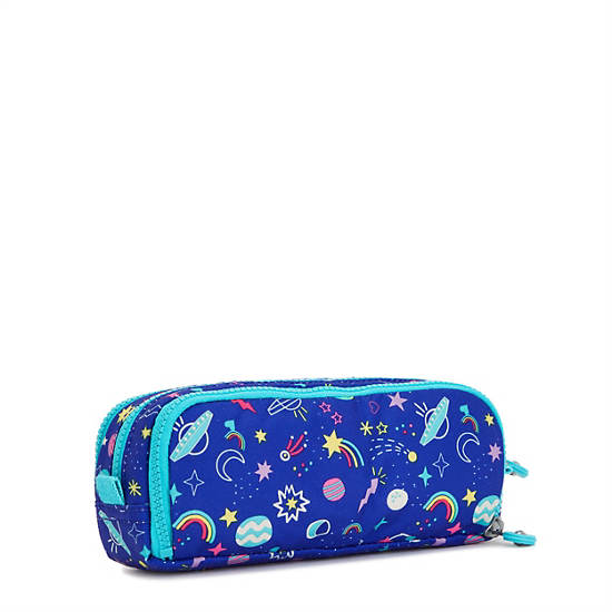 Kipling Gitroy Printed Pencil Case Vesker Marineblå | NO 1306KO